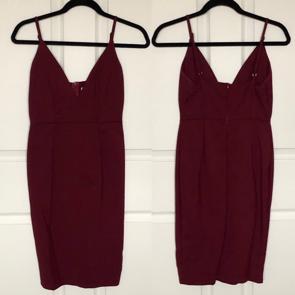 LF Faith In Love Dress - Burgundy